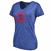 Women's New York Rangers Fanatics Branded Personalized Insignia Tri Blend T-Shirt Royal FengYun,baseball caps,new era cap wholesale,wholesale hats